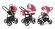 Коляска 3 в 1 Esspero Newborn Lux (шасси Chrome) Red Lux