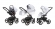 Коляска 3 в 1 Esspero Grand Tour (шасси Graphite) Grey Diamond