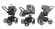 Коляска 3 в 1 Esspero Magic Pro Alu (шасси Graphite) Grey