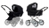 Коляска 2 в 1 Emmaljunga Edge Duo Combi Competition (шасси Classic Chrome) Competition Black