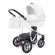 Коляска для новорожденных Esspero Grand Discovery (шасси White) Nappa White