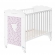 Детская кроватка Micuna Vintage 120х60 white/pink