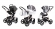 Коляска 3 в 1 Esspero Grand Newborn Lux (шасси Beige) Royal Light Grey