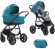 Коляска 2 в 1 Noordi Fjordi Sport Sea Blue Melange 892/W