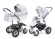Коляска 2 в 1 Esspero Grand Discovery (шасси Graphite White) Grey Diamond