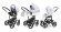 Коляска 3 в 1 Esspero Grand Magic (шасси White) Grey Diamond