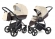 Коляска 2 в 1 Esspero Grand Newborn Lux (шасси Graphite) Cream leatherette