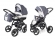 Коляска 2 в 1 Esspero I-Nova (шасси Graphite) Grey Lux