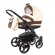 Коляска для новорожденных Esspero Tour (шасси Graphite) Beige Brown