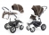 Коляска 2 в 1 Esspero Grand Discovery (шасси Graphite White) Royal Brown
