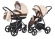 Коляска 2 в 1 Esspero Newborn Lux (шасси Graphite) Beige Brown